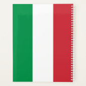 Vlag van Italië Planner (Achterkant)