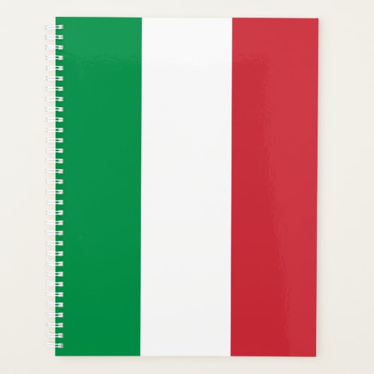 Vlag van Italië Planner (Voorkant)