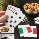Vlag van Italië Pokerkaarten (Insitu)
