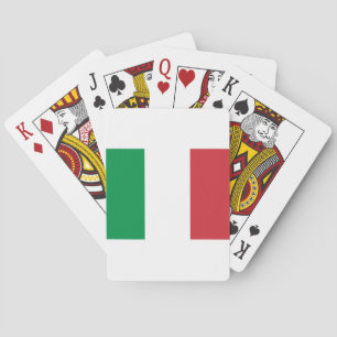 Vlag van Italië Pokerkaarten