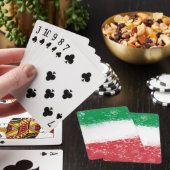 Vlag van Italië Pokerkaarten (Insitu)