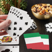 Vlag van Italië Pokerkaarten (Insitu)