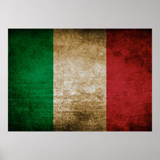  vlag van Italië Poster (Voorkant)