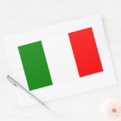 Vlag van Italië Rechthoekige Sticker (Envelop)