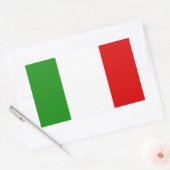 Vlag van Italië Rechthoekige Sticker (Envelop)