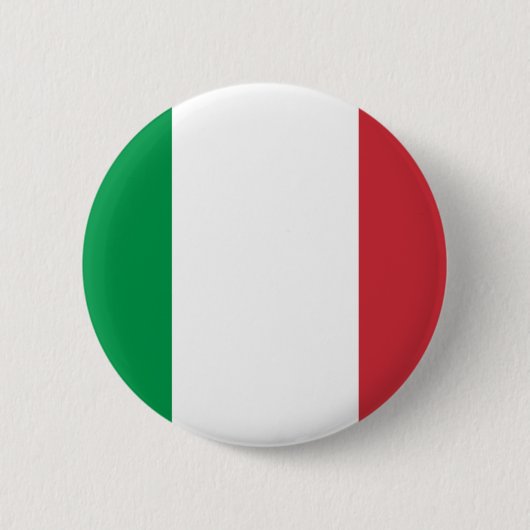 Vlag van Italië Ronde Button 5,7 Cm (Voorkant)