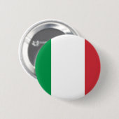 Vlag van Italië Ronde Button 5,7 Cm (Voorkant /achterkant)