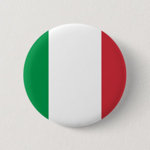 Vlag van Italië Ronde Button 5,7 Cm