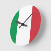 Vlag van Italië Ronde Klok (Hoek)