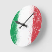 Vlag van Italië Ronde Klok (Hoek)