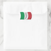 Vlag van Italië Ronde Sticker (Tas)