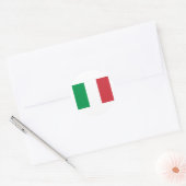 Vlag van Italië Ronde Sticker (Envelop)