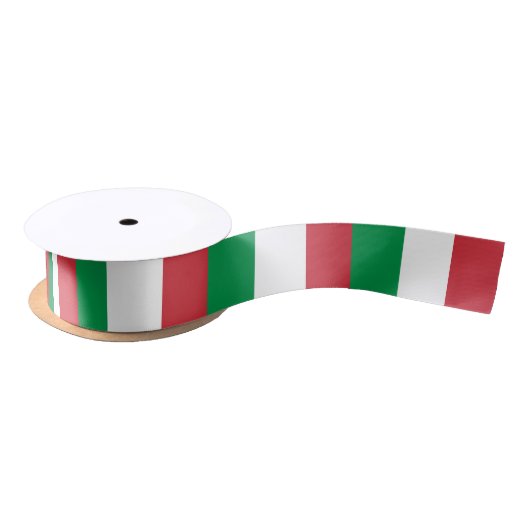 Vlag van Italië Satijnen Lint (Spoel)
