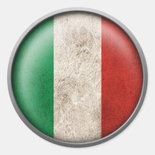 Vlag van Italië Schijf Ronde Sticker