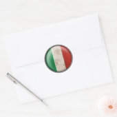 Vlag van Italië Schijf Ronde Sticker (Envelop)
