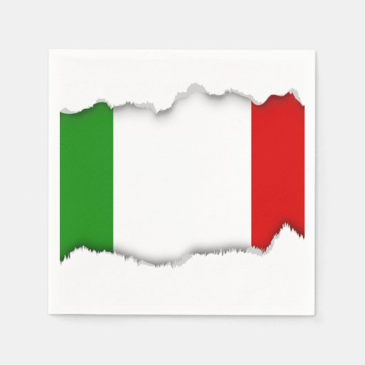 Vlag van Italië Servetten (Voorkant)