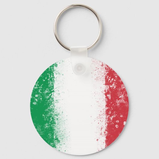 Vlag van Italië Sleutelhanger (Voorkant)