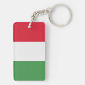 Vlag van Italië Sleutelhanger (achterkant)