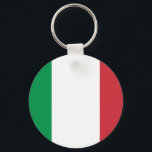 Vlag van Italië Sleutelhanger<br><div class="desc">Vlag van Italië - bandiera d'Italia</div>