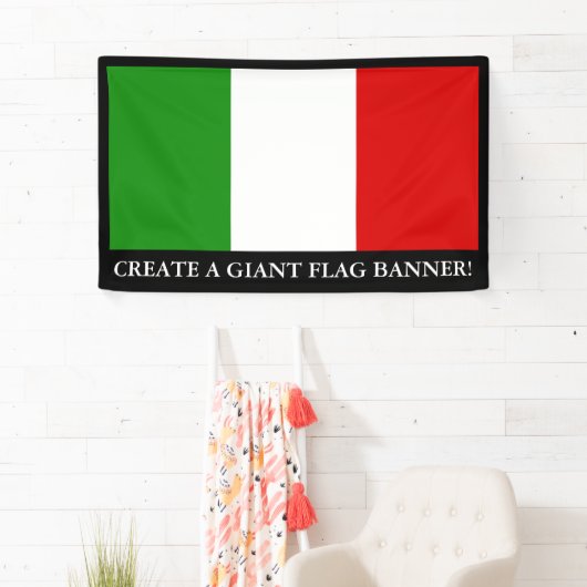 Vlag van Italië Spandoek (Insitu)