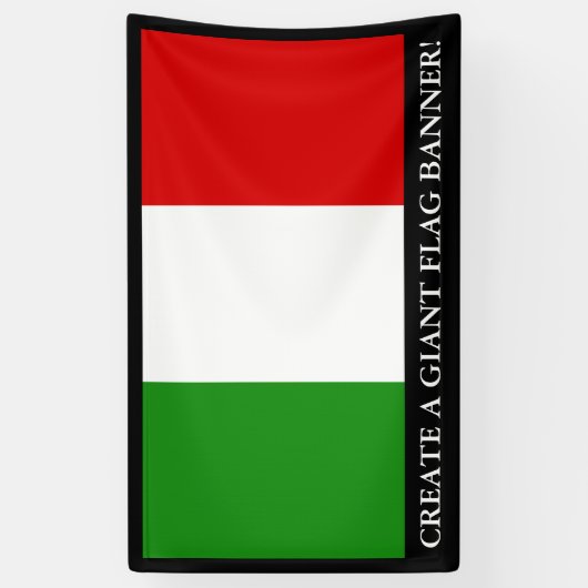 Vlag van Italië Spandoek (Verticaal)
