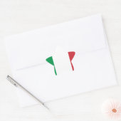 Vlag van Italië Ster Sticker (Envelop)