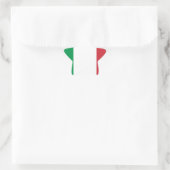 Vlag van Italië Ster Sticker (Tas)