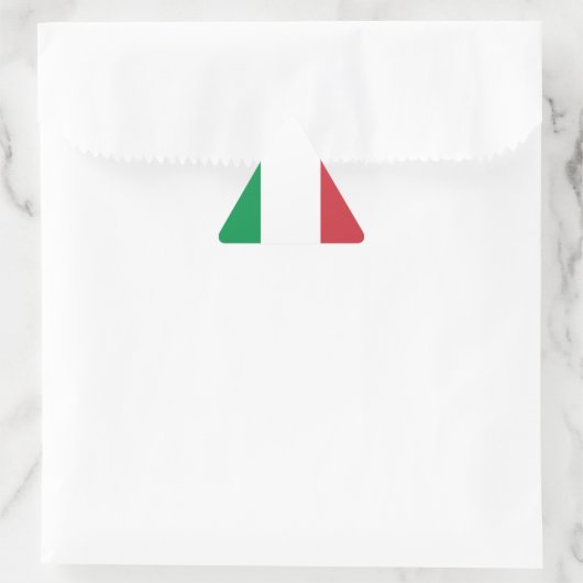 Vlag van Italië Sticker (Tas)
