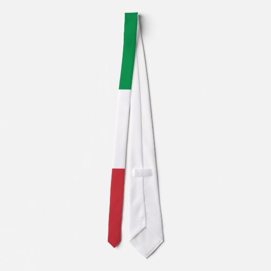 Vlag van Italië Stropdas (Achterkant)