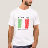 Vlag van Italië T-shirt (Voorkant)