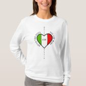 Vlag van Italië T-shirt (Voorkant)