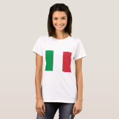 Vlag van Italië T-shirt (Voorkant volledig)
