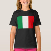 Vlag van Italië T-shirt (Voorkant)
