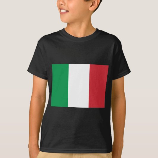 Vlag van Italië T-shirt (Voorkant)