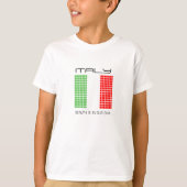Vlag van Italië T-shirt (Voorkant)