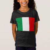 Vlag van Italië T-shirt (Voorkant)