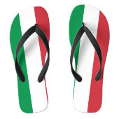 Vlag van Italië Teenslippers (Voetbed)
