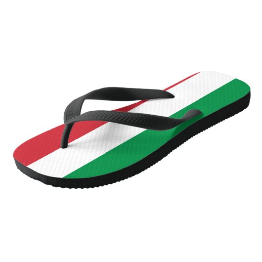 Vlag van Italië Teenslippers (Schuin)