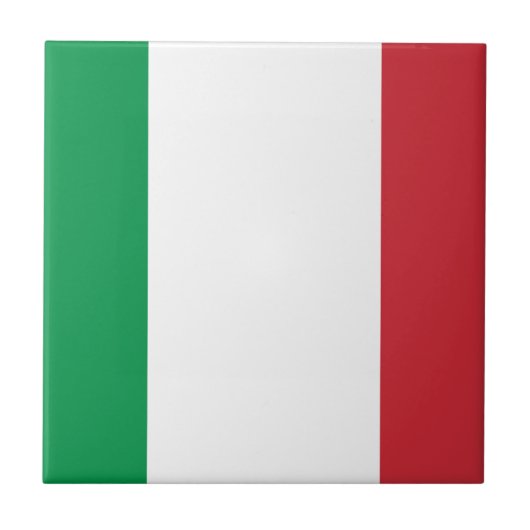 Vlag van Italië Tegeltje (Voorkant)