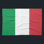 Vlag van Italië Theedoek<br><div class="desc">Vlag van Italië - bandiera d'Italia</div>