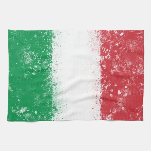 Vlag van Italië Theedoek (Horizontaal)