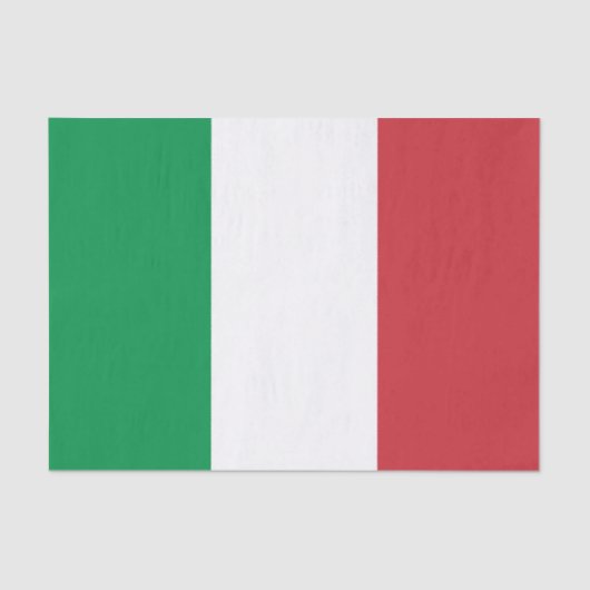 Vlag van Italië Tissuepapier (Voorkant)