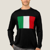 Vlag van Italië Tri-Blend Shirt (Voorkant volledig)