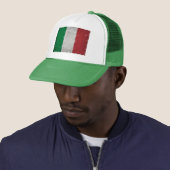 vlag van Italië Trucker Pet (In situ)