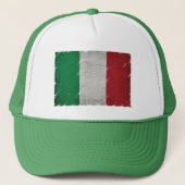 vlag van Italië Trucker Pet (Voorkant)