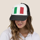 Vlag van Italië Trucker Pet (In situ)