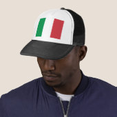 Vlag van Italië Trucker Pet (In situ)
