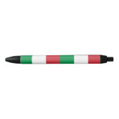Vlag van Italië Zwarte Inkt Pen (Voorkant)