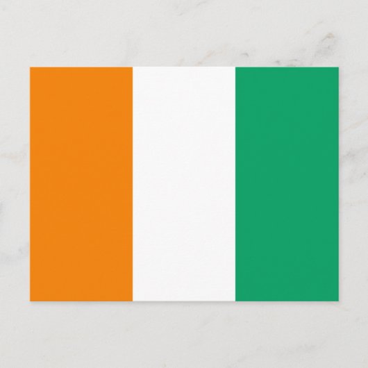 Vlag van Ivoorkust Briefkaart (Voorkant)