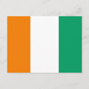 Vlag van Ivoorkust - Drapeau de la Côte d'Ivoire Briefkaart